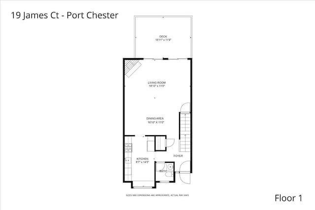 19 James Ct Unit 19, Port Chester, NY 10573 - home floor plan