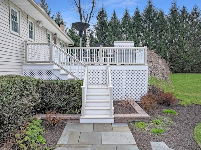 exterior details with stairway