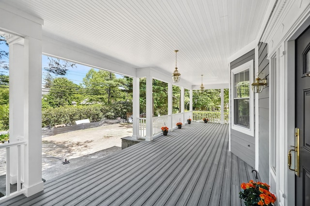 56 Drake Rd, Scarsdale, NY 10583 - view of wooden porch