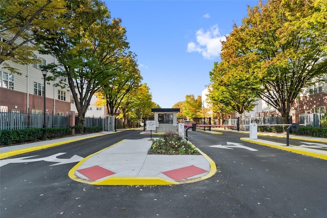 exterior space with fence