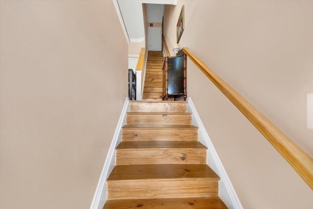 view of stairs