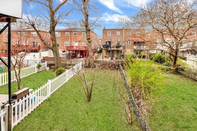 2559 Seymour Ave, Bronx, NY 10469 - view of yard featuring a residential view and fence private yard