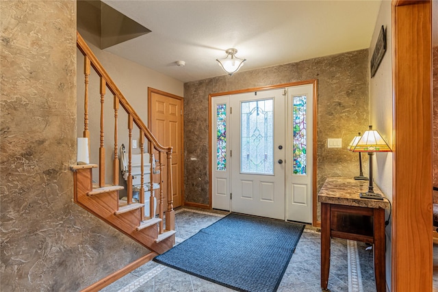 26 Cowboy Trl, Saugerties, NY 12477 - entrance foyer featuring stairway