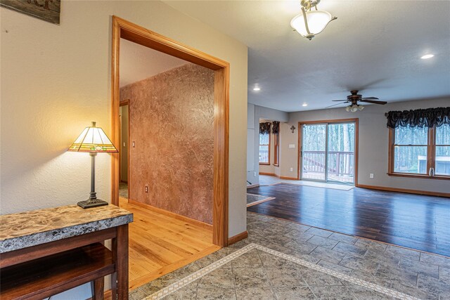 26 Cowboy Trl, Saugerties, NY 12477 - corridor featuring wood finished floors, baseboards, and recessed lighting