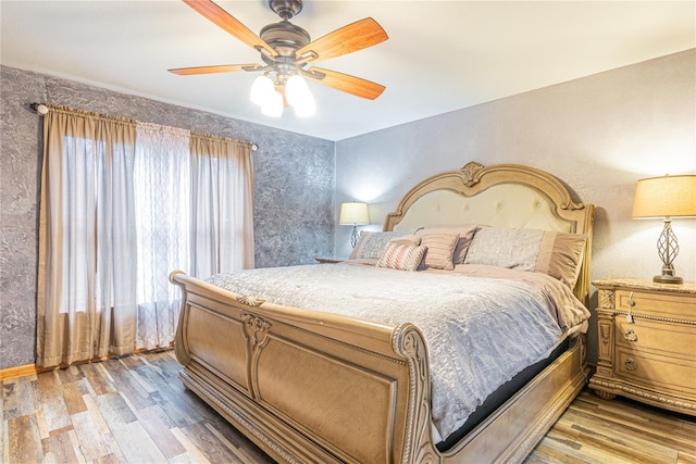 26 Cowboy Trl, Saugerties, NY 12477 - bedroom featuring light wood-type flooring and a ceiling fan