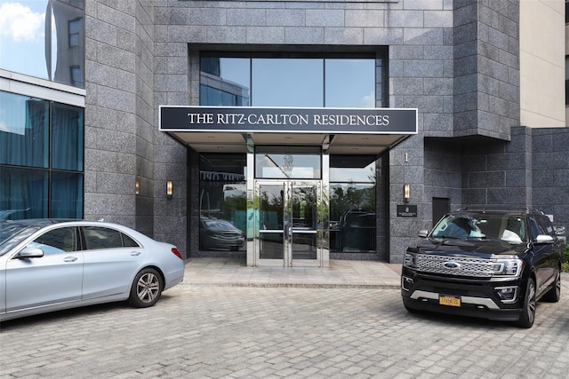 view of exterior entry
