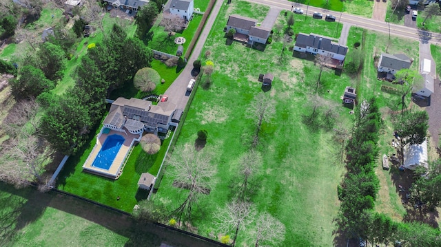 bird's eye view featuring a residential view
