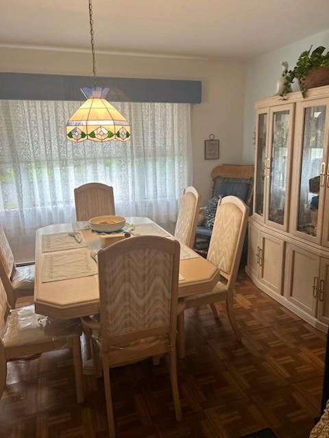 view of dining space