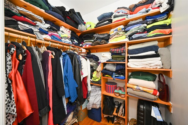 102-25 163rd Dr, Howard Beach, NY 11414 - spacious closet featuring wood finished floors