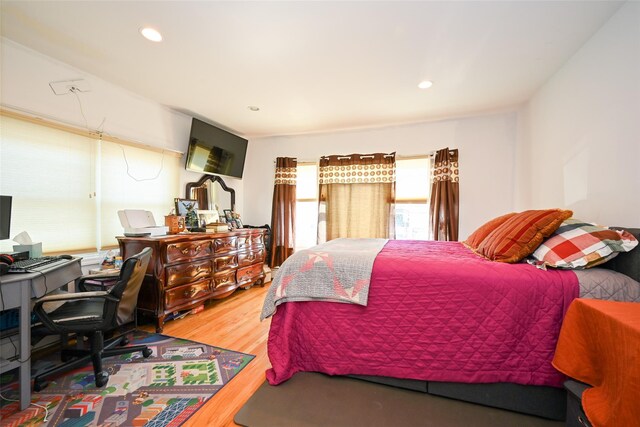 102-25 163rd Dr, Howard Beach, NY 11414 - bedroom featuring recessed lighting and wood finished floors