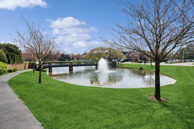 60 Southgate Cir, Massapequa Park, NY 11762 - view of community with a water view and a yard