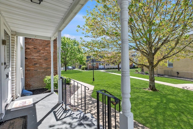 4410 Wilshire Ln Unit 4410, Oakdale, NY 11769 - view of patio with a porch