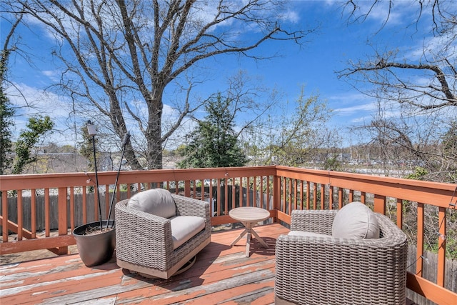view of deck
