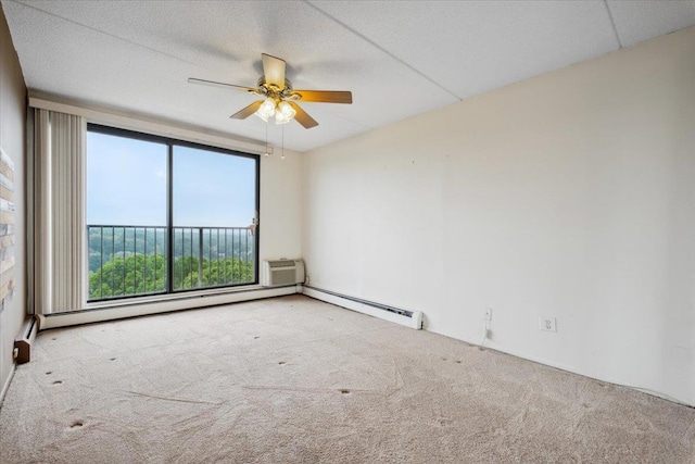 150 Overlook Ave Unit 8V, Peekskill, NY 10566 - empty room with carpet and ceiling fan