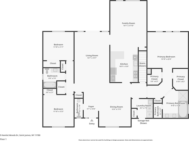 5 Hamlet Woods Dr, Saint James, NY 11780 - plan