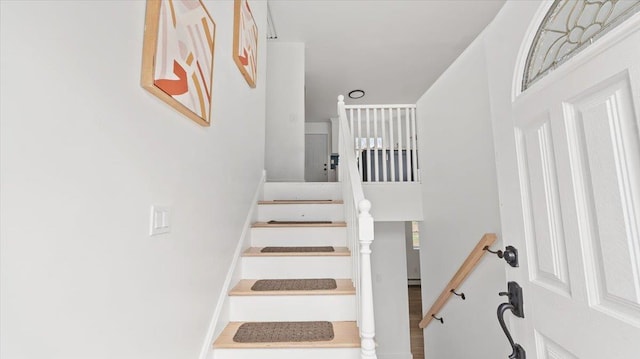 view of staircase