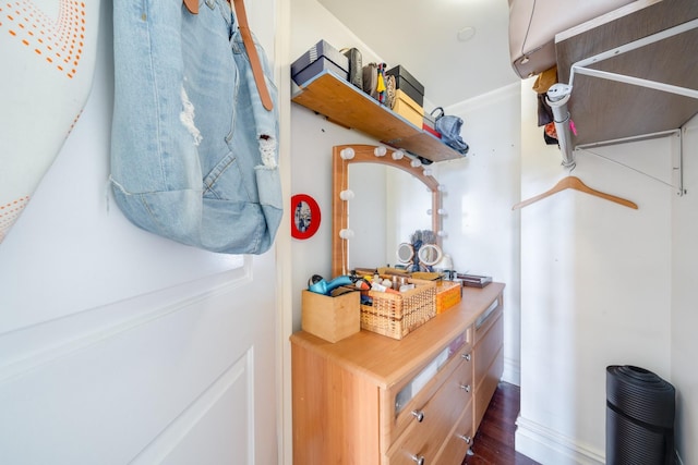 49-07 43rd Ave Unit 7F, Sunnyside, NY 11377 - interior space featuring dark wood-style flooring