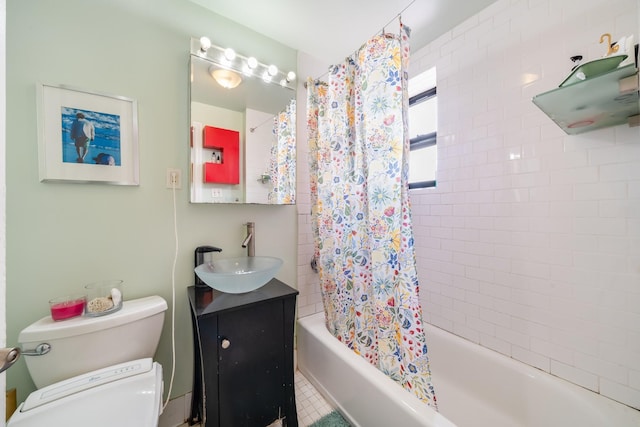 49-07 43rd Ave Unit 7F, Sunnyside, NY 11377 - full bath featuring shower / tub combo with curtain, vanity, and toilet