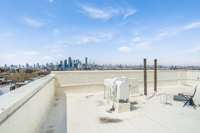 49-07 43rd Ave Unit 7F, Sunnyside, NY 11377 - view of patio / terrace featuring a view of city