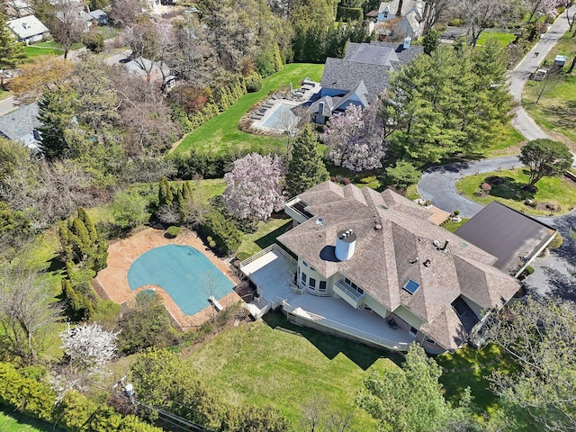 110A Windsor Gate, Great Neck, NY 11020 - aerial view of property and surrounding area