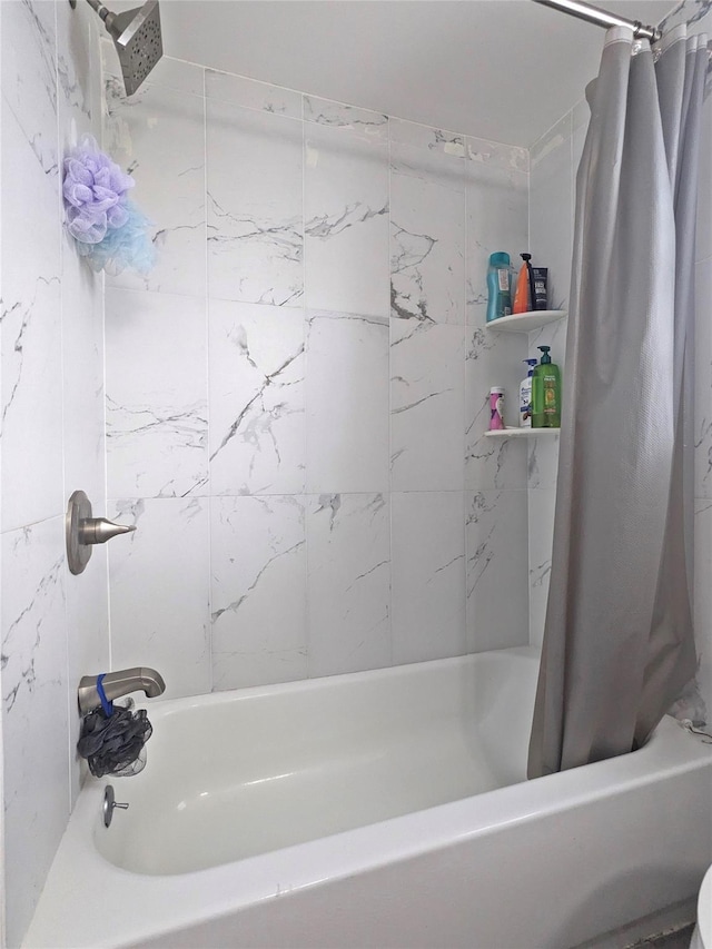 65 Biscayne Dr, Selden, NY 11784 - full bathroom featuring shower / bathtub combination with curtain