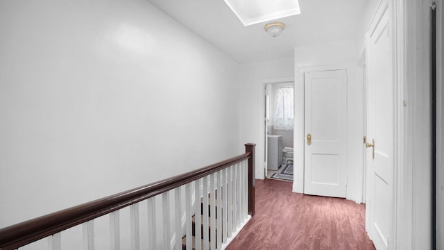 150-31 Hoover Ave, Briarwood, NY 11432 - corridor featuring an upstairs landing and wood finished floors