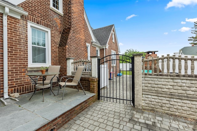 14 Kelly Ct, Kings Park, NY 11754 - view of patio with a gate