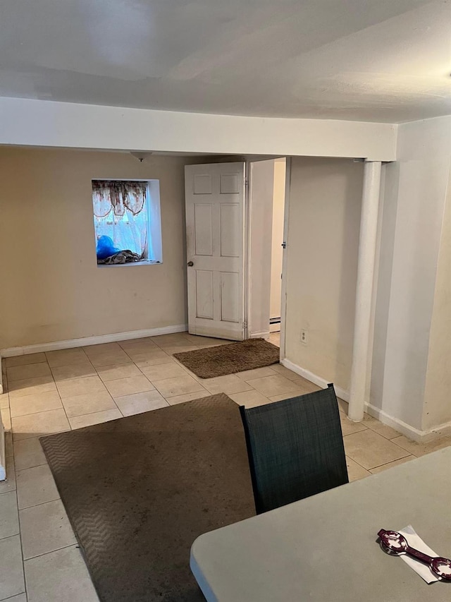 3412 Hunter Ave, Bronx, NY 10475 - interior space with baseboards and tile patterned flooring