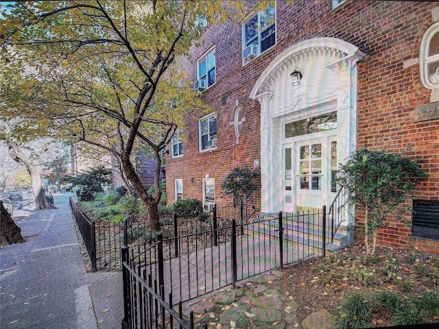 34-15 74th St Unit 4H, Jackson Heights, NY 11372 - property entrance featuring brick siding
