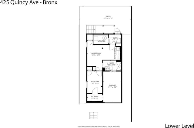 425 Quincy Ave, Bronx, NY 10465 - view of layout