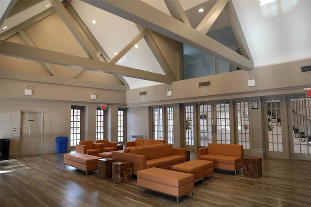 lobby with visible vents