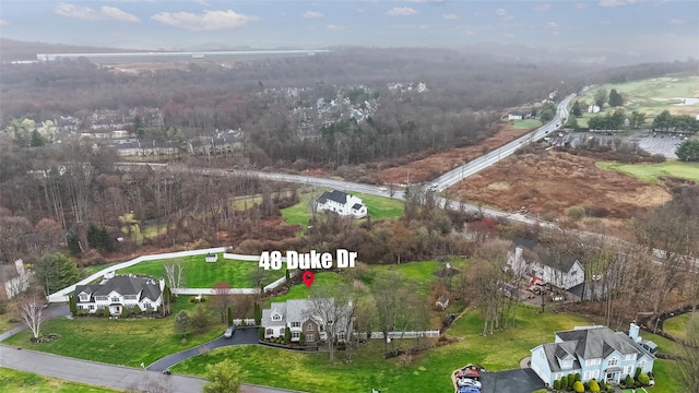 birds eye view of property featuring a residential view