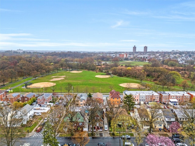 bird's eye view featuring a residential view