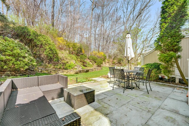 8 Alder Way, Armonk, NY 10504 - view of patio / terrace with outdoor lounge area and outdoor dining area