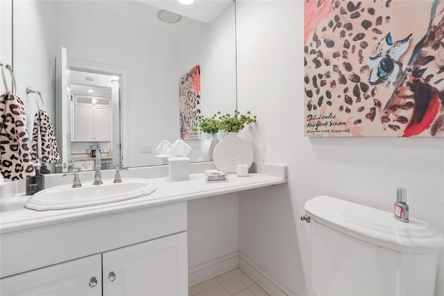 8 Alder Way, Armonk, NY 10504 - bathroom featuring toilet, tile patterned flooring, and vanity