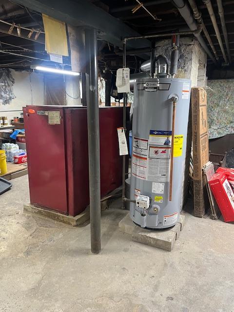 utilities with gas water heater