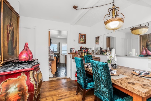 dining room featuring wood finished floors