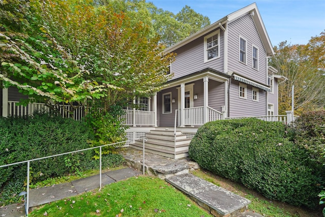 27 Dingle Ridge Rd, North Salem, NY 10560 - view of front of house featuring a porch