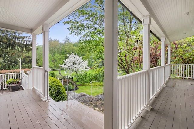 27 Dingle Ridge Rd, North Salem, NY 10560 - view of wooden deck