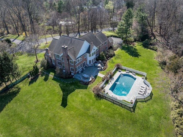 7 Coventry Ct, Purchase, NY 10577 - view of subject property featuring a pool