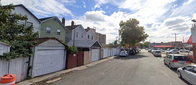 view of street featuring a residential view