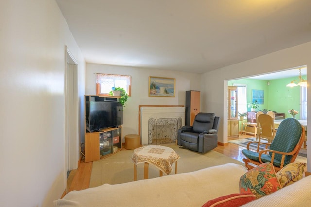 193-21 109th Rd, Saint Albans, NY 11412 - living area with wood finished floors