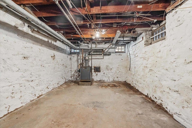 view of below grade area
