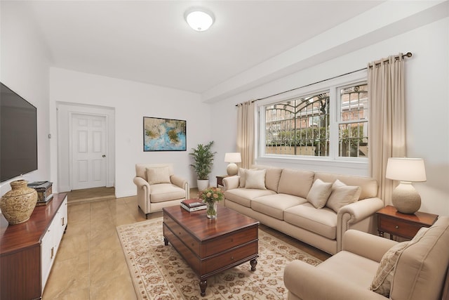 view of living room
