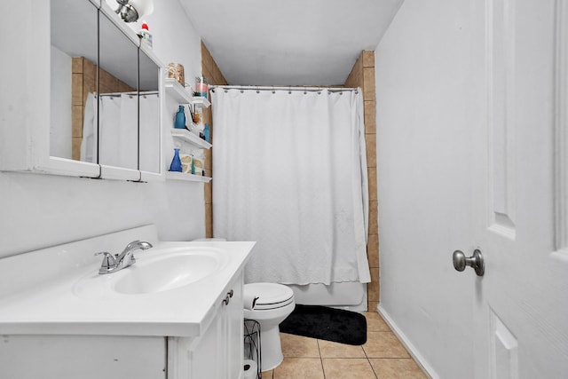 107-50 90th St, Ozone Park, NY 11417 - full bath featuring toilet, tile patterned floors, and vanity
