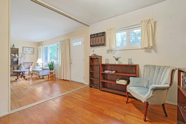 120 Locust Dr, Nyack, NY 10960 - sitting room with wood finished floors