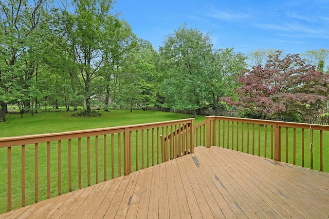 120 Locust Dr, Nyack, NY 10960 - wooden terrace featuring view of scattered trees