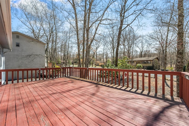 44 Nottingham Gate Rd, Rock Hill, NY 12775 - view of wooden terrace
