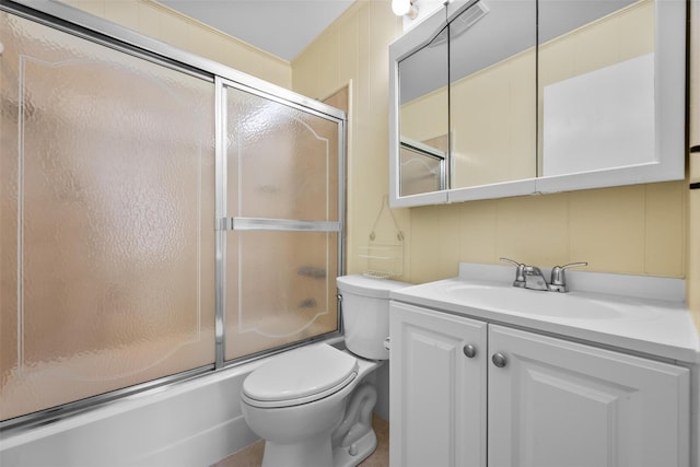 44 Nottingham Gate Rd, Rock Hill, NY 12775 - full bathroom with toilet, vanity, and enclosed tub / shower combo