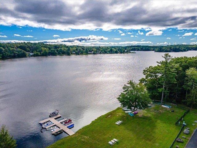 44 Nottingham Gate Rd, Rock Hill, NY 12775 - drone / aerial view with a water view